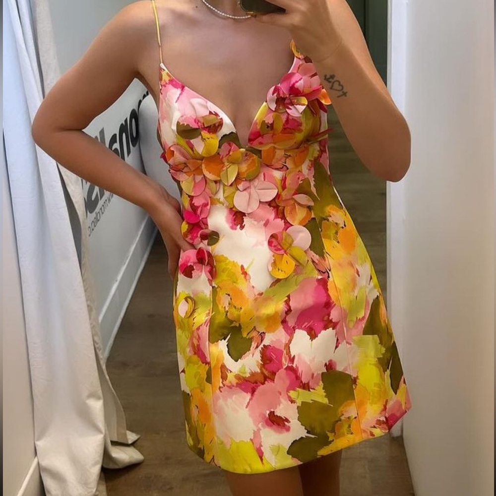 Acler Isla Flora Dress